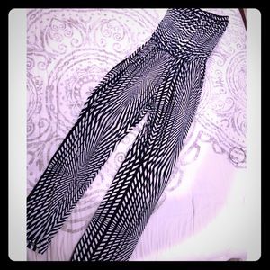 Gorgeous strapless jumpsuit Navy/White